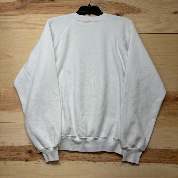 Vintage Nursing Sweatshirt Womens XL White Crewneck Nurse Nurses 90s - Picture 10 of 12